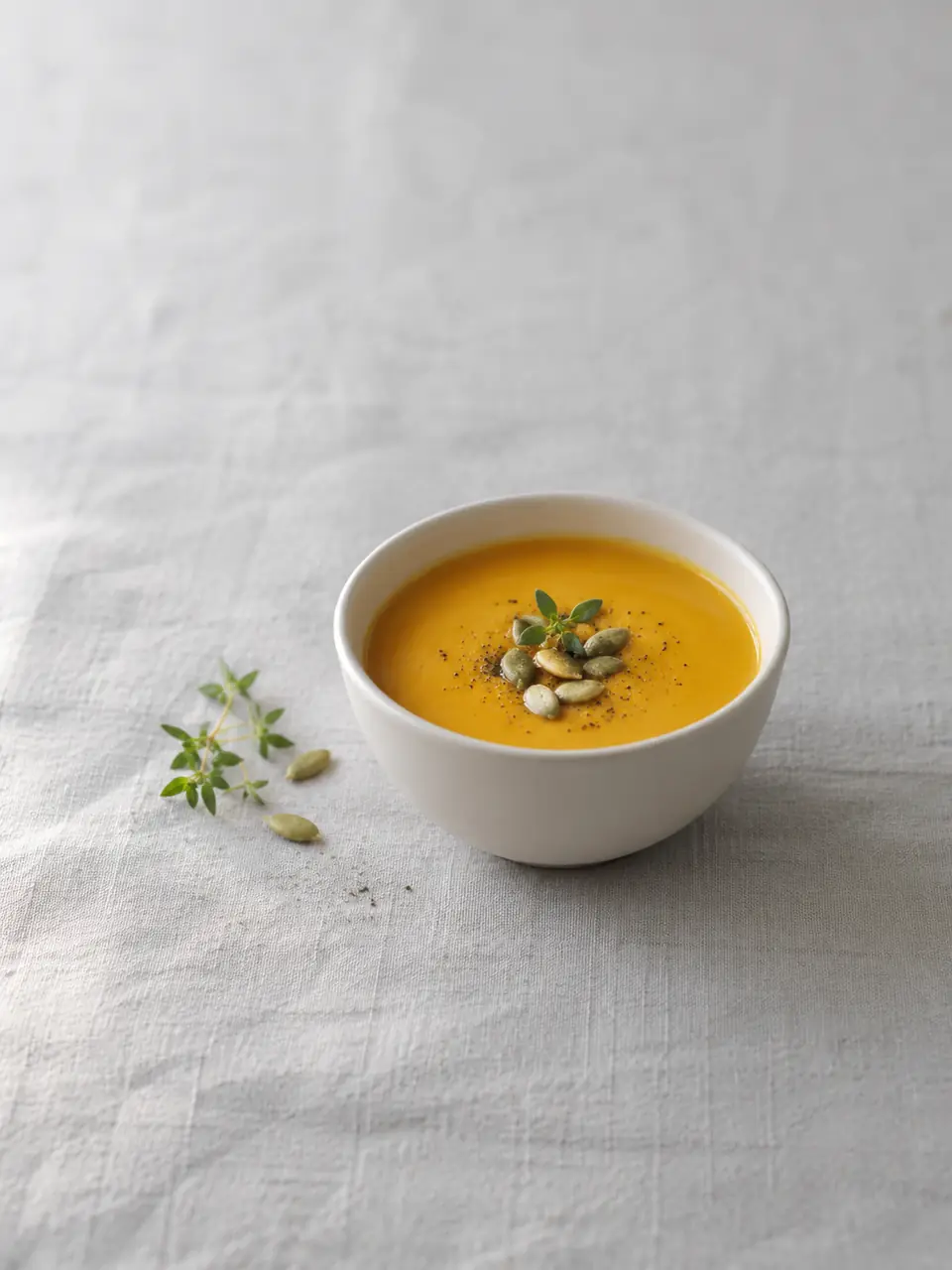 Crema de zapallo colada