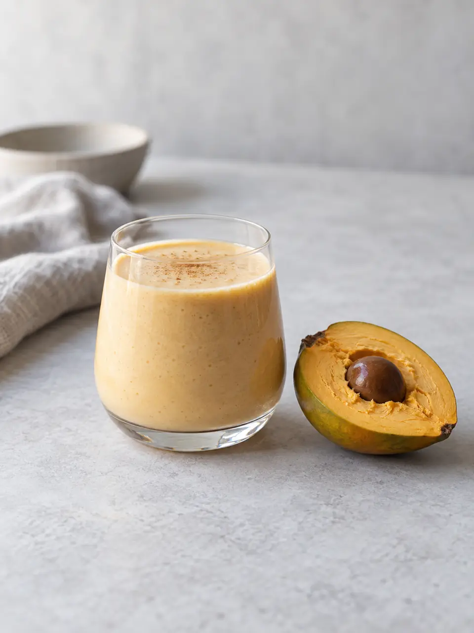 Batido de lúcuma y proteína