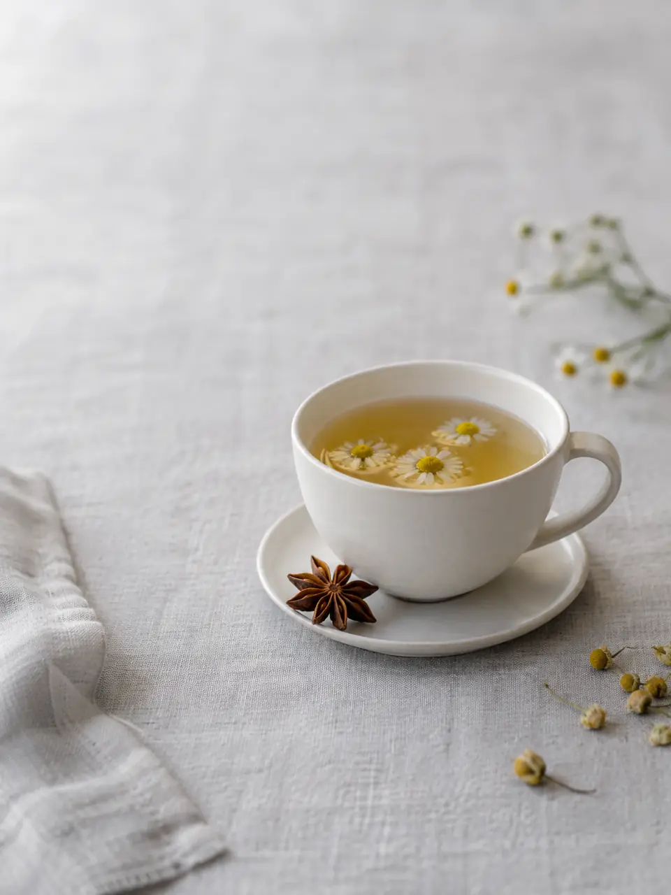 Infusión de manzanilla y anís
