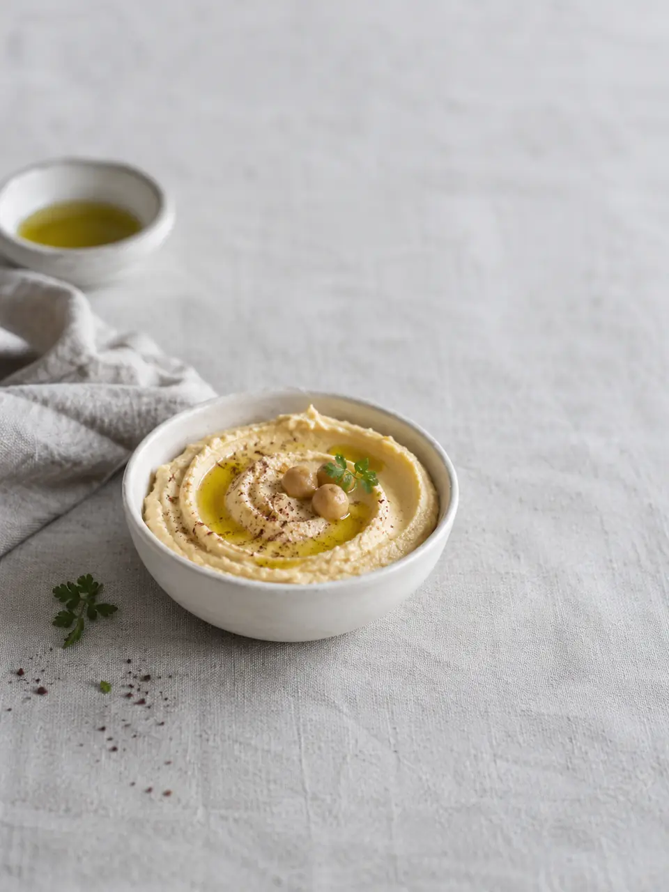 Hummus suave sin ají