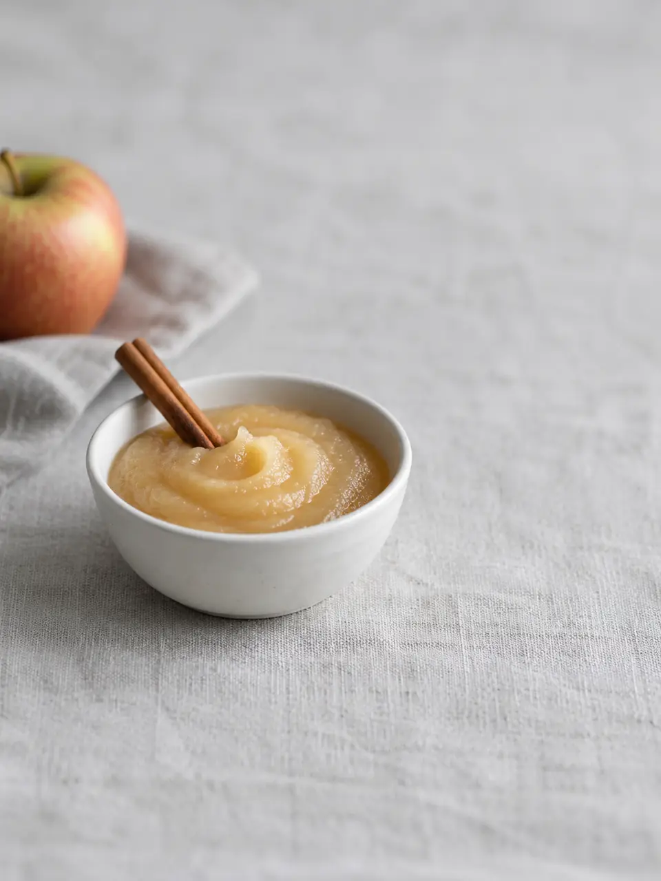 Manzana cocida con canela