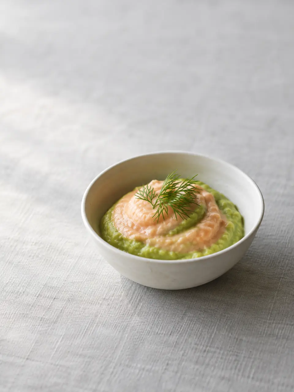 Puré de salmón con arvejas