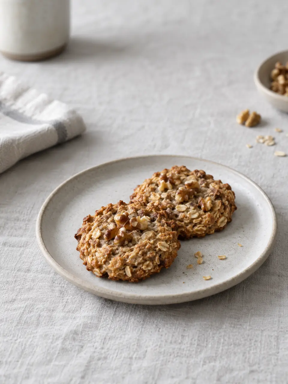 Galletas de avena y plátano