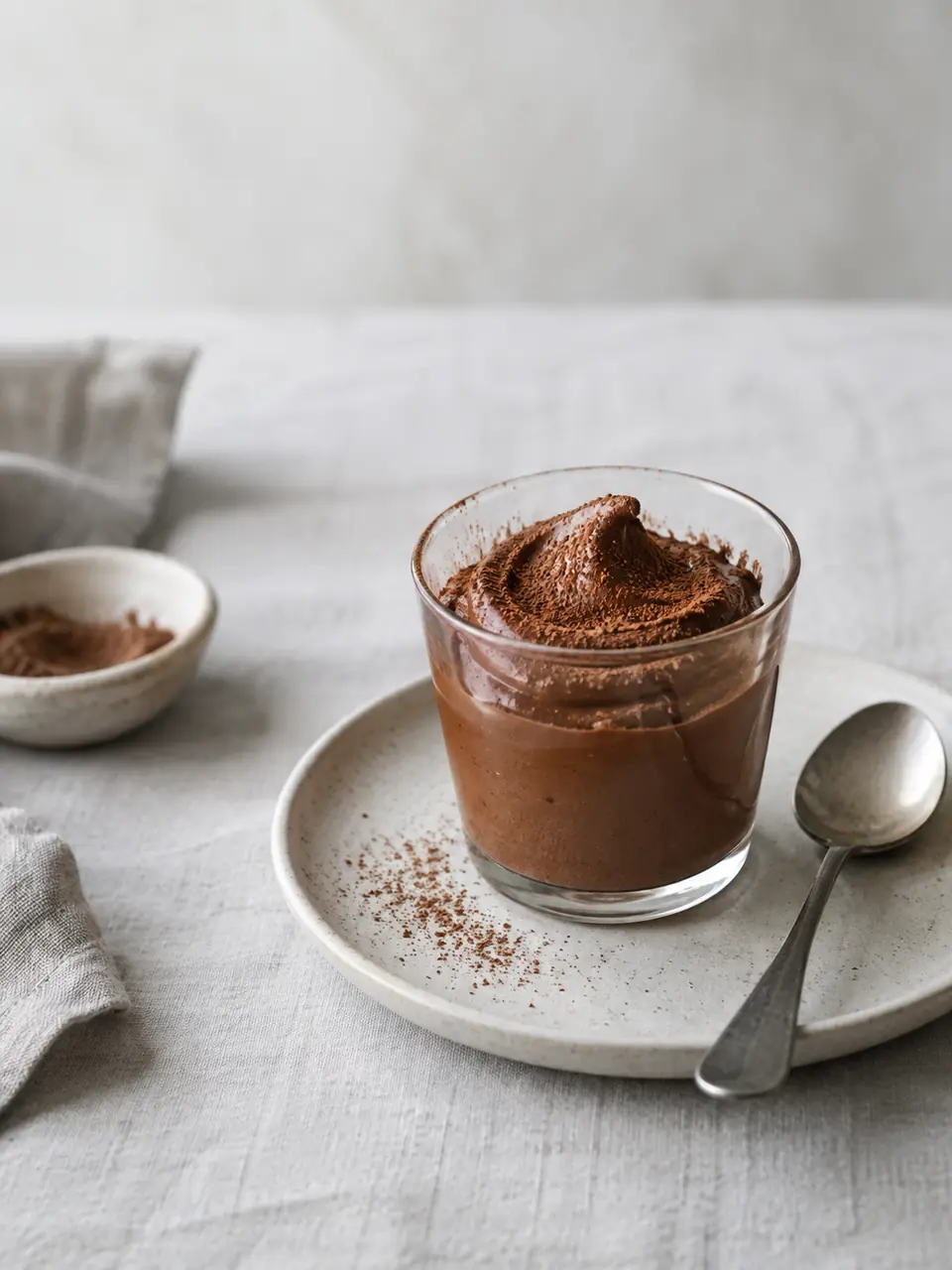 Mousse de chocolate y palta