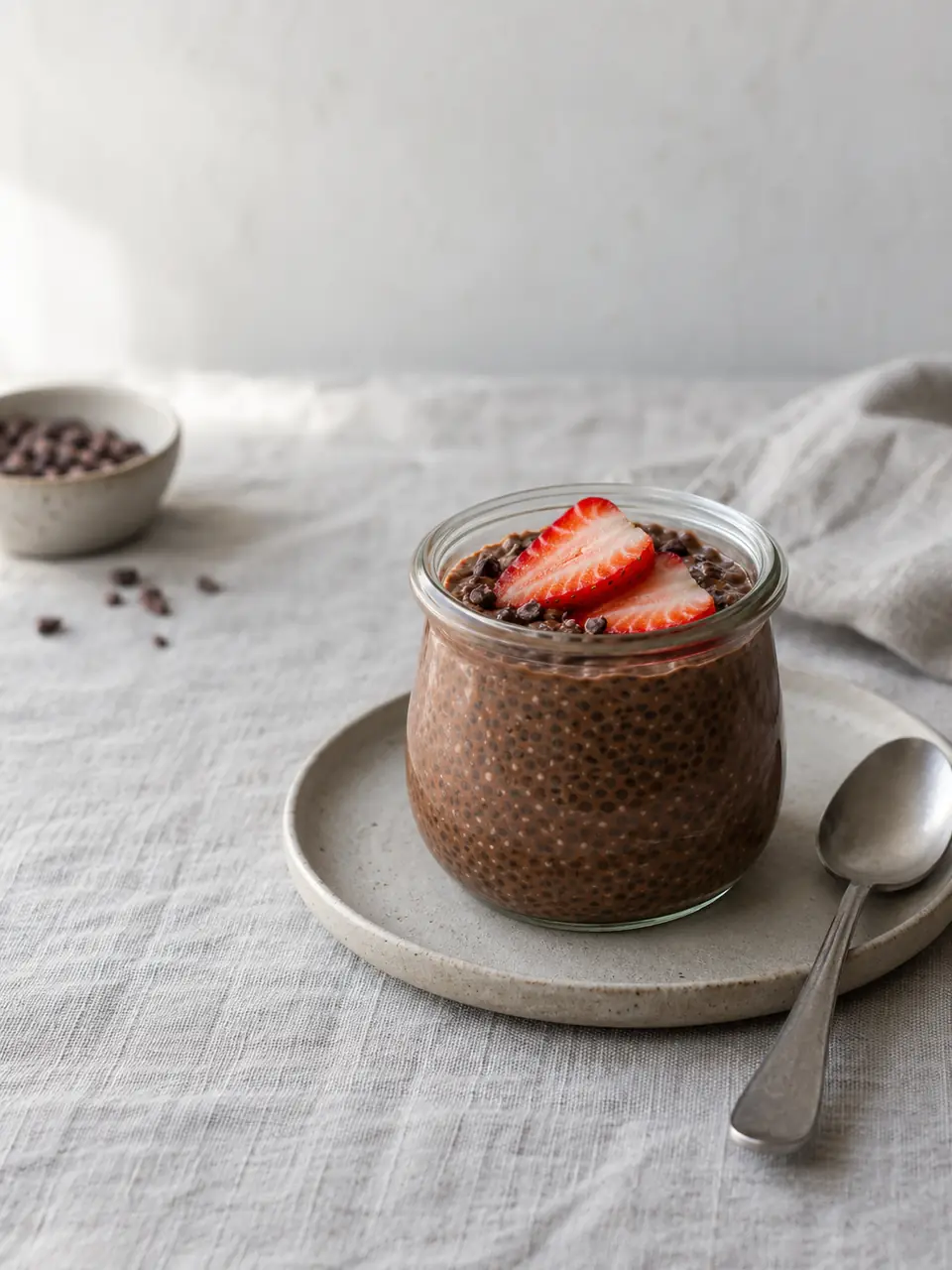 Pudín de chía y cacao