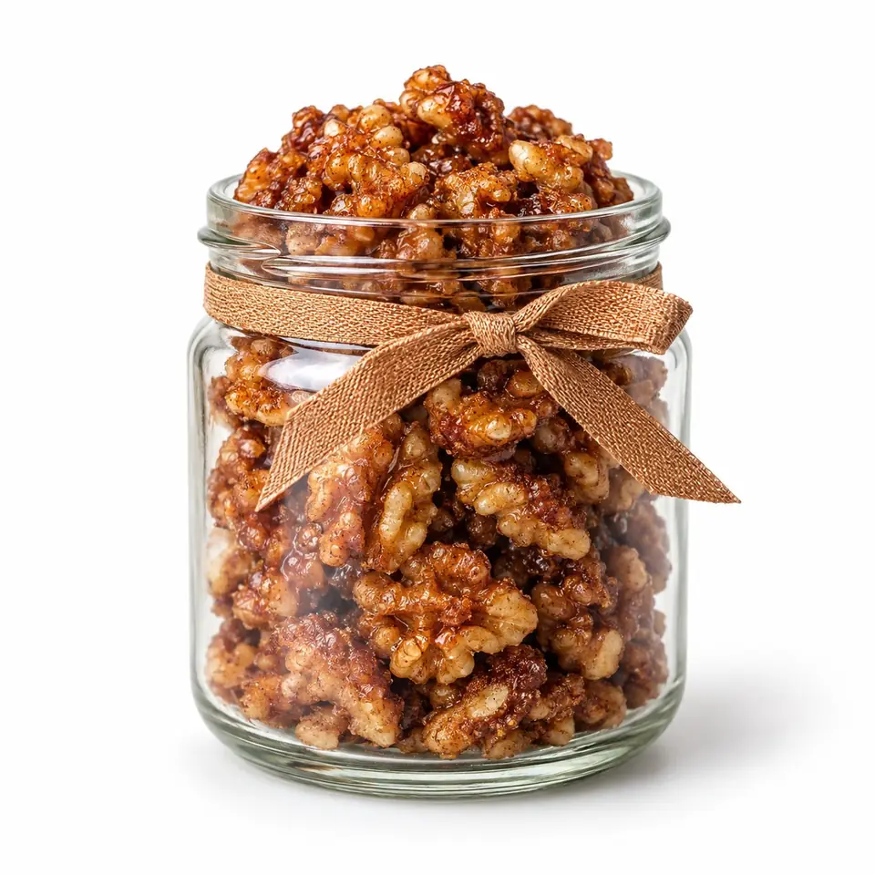 Nueces confitadas con especias