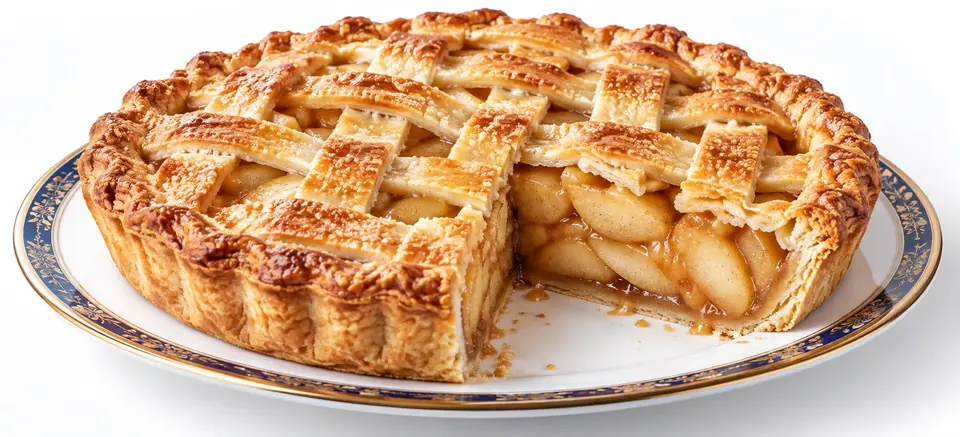 Pie de manzana con canela