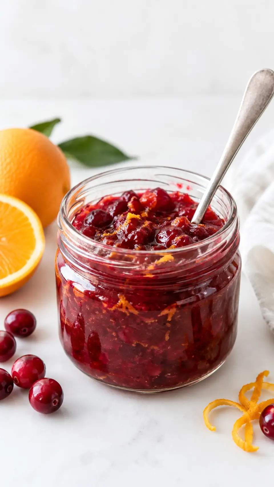 Salsa de arándanos y naranja