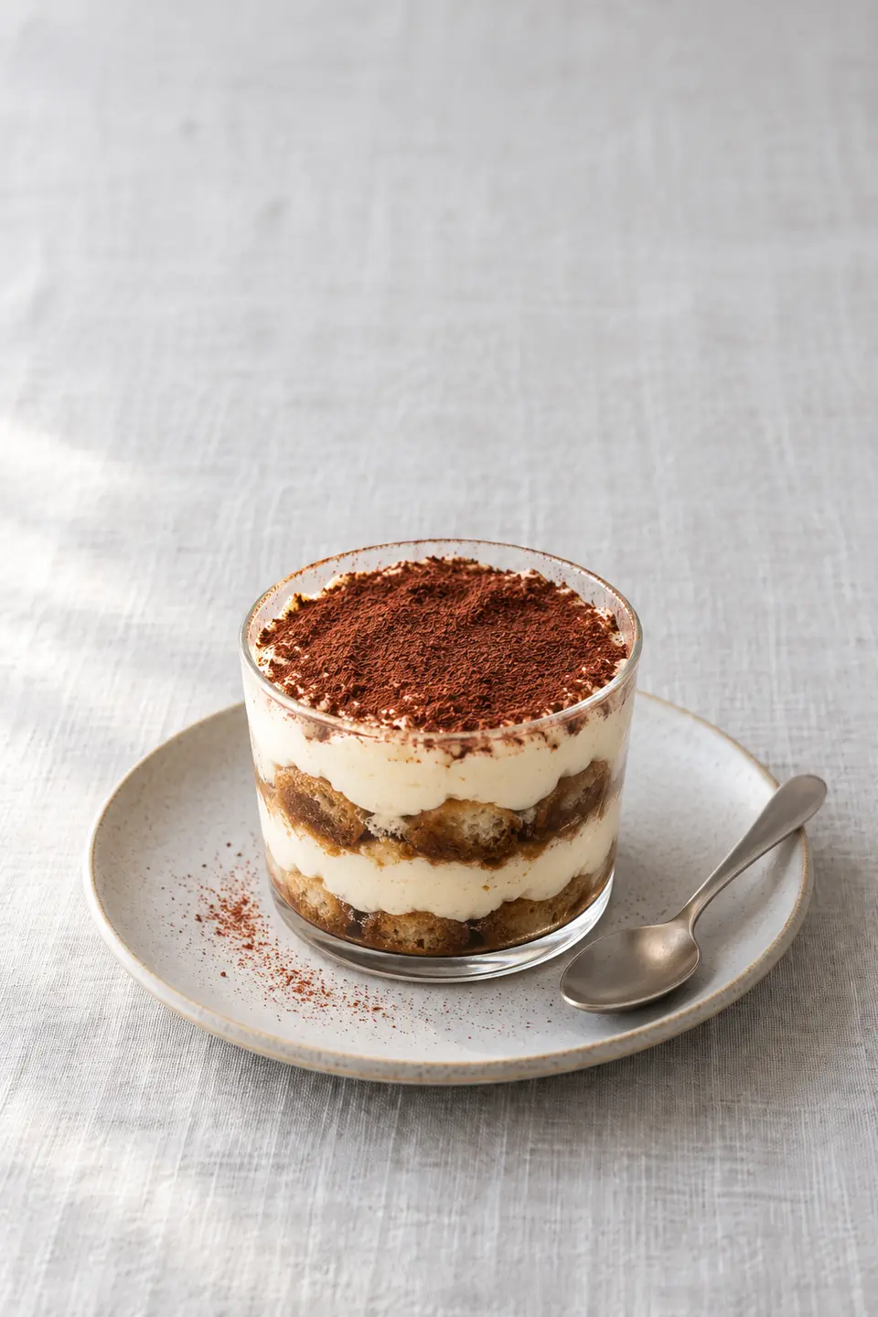 Tiramisú en vaso
