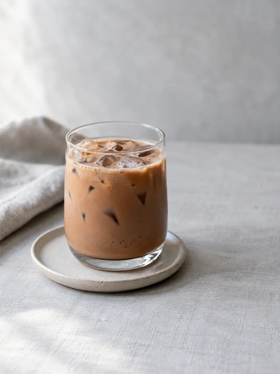 Mocca helado proteico