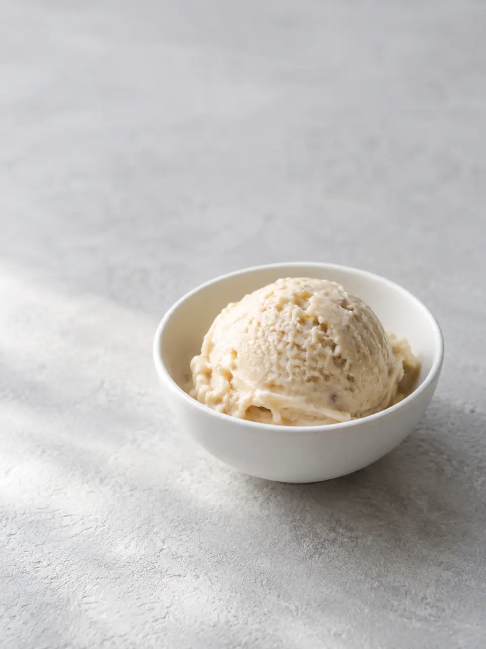 Helado de plátano y proteína