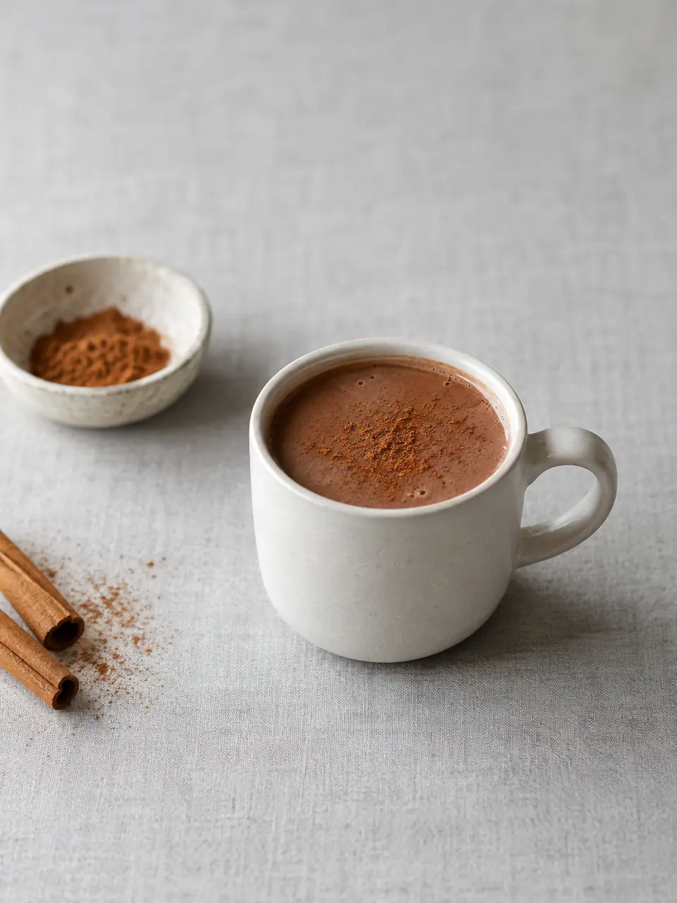 Chocolate caliente proteico
